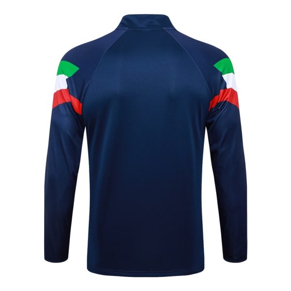Chandal Entrenamiento Italia 2024 2025 Azul Oscuro