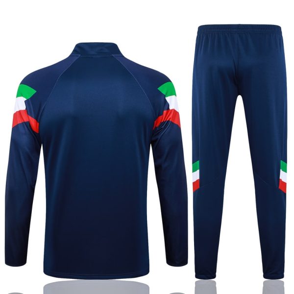 Chandal Entrenamiento Italia 2024 2025 Azul Oscuro