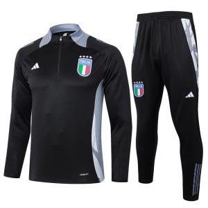 Chandal Entrenamiento Italia 2024 2025 Negro