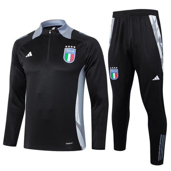Chandal Entrenamiento Italia 2024 2025 Negro
