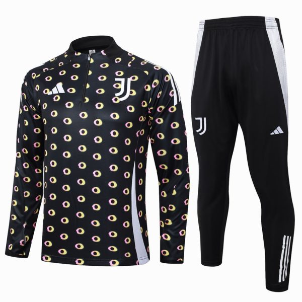 Chandal De Entrenamiento Juventus 2024-2025 Estampado Negro