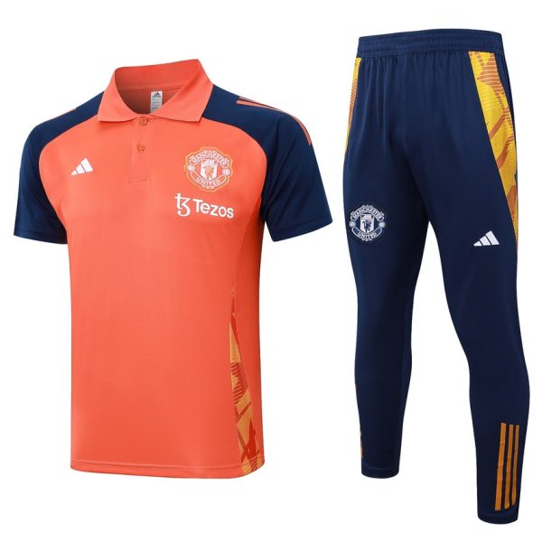 Chándal Manchester United Polo 2024 2025 Naranja