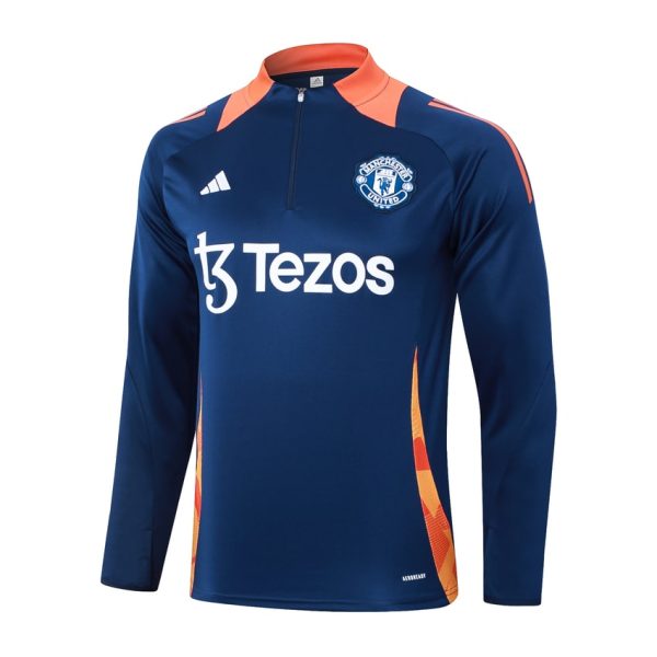 Chándal de entrenamiento Manchester United 2024 2025 Azul