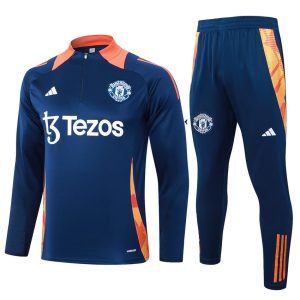 Chándal de entrenamiento Manchester United 2024 2025 Azul