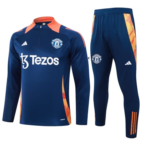 Chándal de entrenamiento Manchester United 2024 2025 Azul