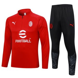 Chándal de entrenamiento del AC Milan 2023-2024 rojo claro