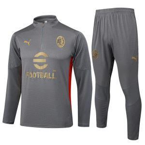 Chándal de entrenamiento del AC Milan 2024-2025 gris