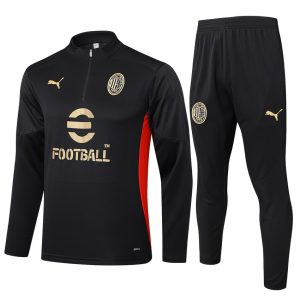 Chándal de entrenamiento del AC Milan 2024-2025 negro