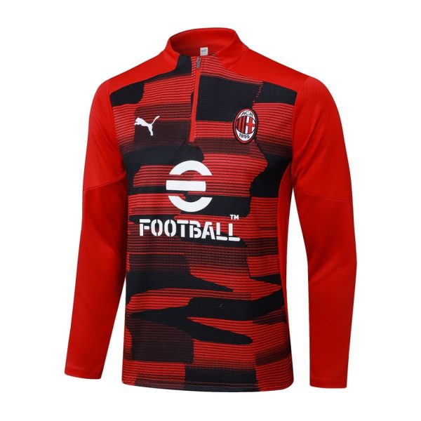 Chándal de entrenamiento del AC Milan 2024-2025 rojo