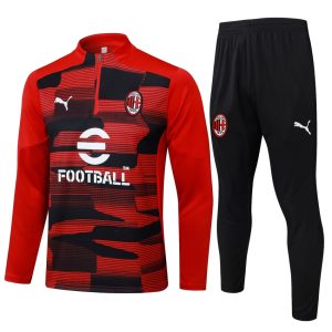 Chándal de entrenamiento del AC Milan 2024-2025 rojo