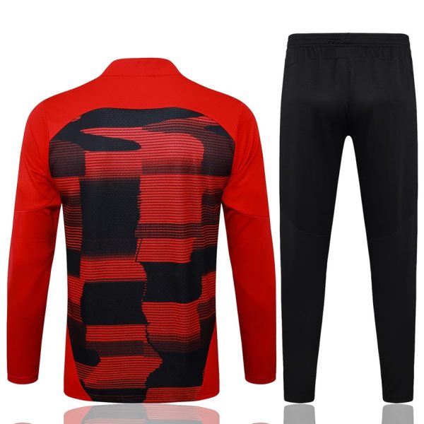 Chándal de entrenamiento del AC Milan 2024-2025 rojo