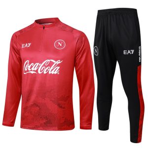 Chándal de entrenamiento Nápoles 2024 2025 Rojo