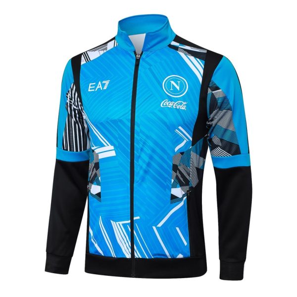 Chaqueta de chándal Nápoles 2024 2025 Azul cielo